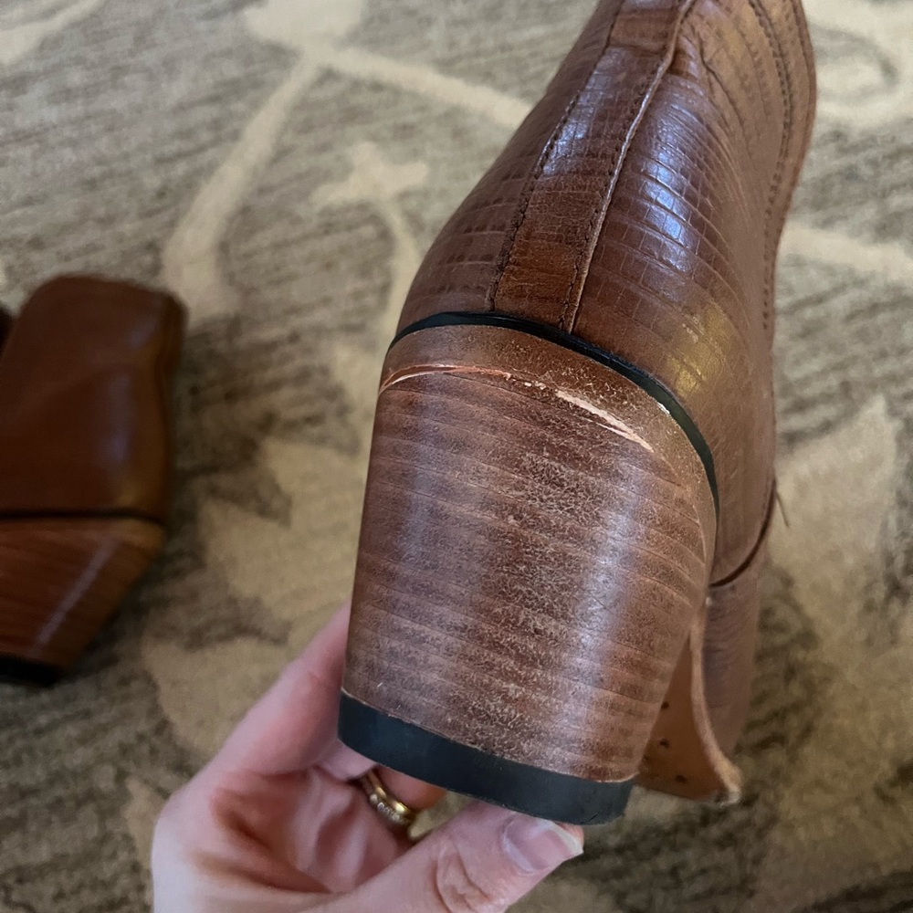 Ariat | Dixon Brown Leather Ankle Boots 8.5 - Picture 10 of 11